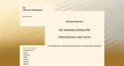 Desktop Screenshot of johannes-apokalypse.de